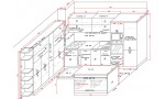 Кухня по поръчка Брив МДФ 3D мембранно пресован